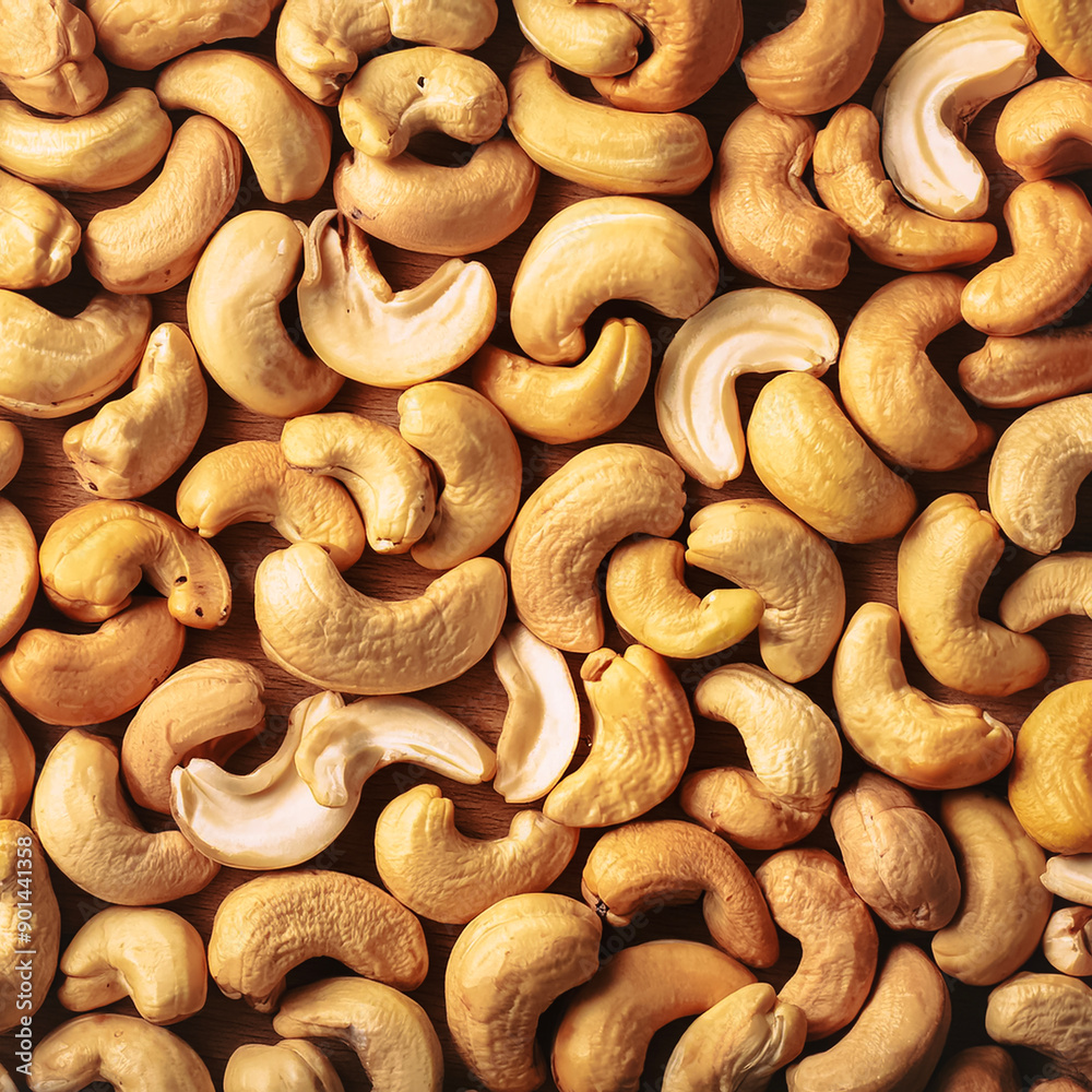 Fresh a lots Cashew nut pattern texture background. Fresh a lots Cashew nut pattern texture background.