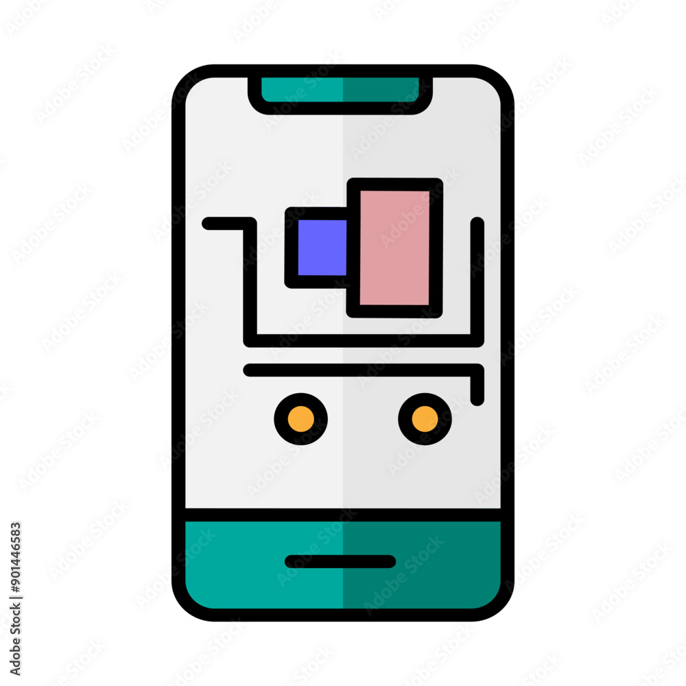 Full cart flat icon. online shop, store, commerce. suitable for interfaces, websites, UI and mobile applications. Full cart flat icon. online shop, store, commerce. suitable for interfaces, websites, UI and mobile applications.