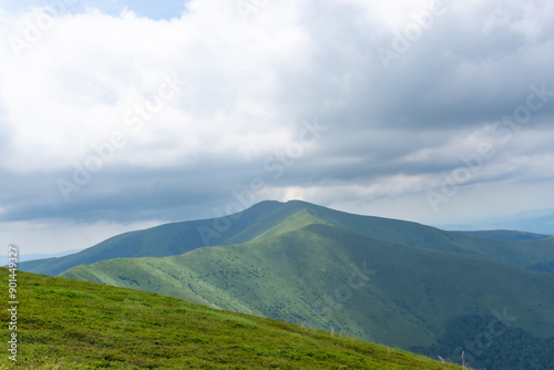 Obraz na płótnie Beautiful mountain landscape in Carpathian mountains. Ukraine, Europe. w salonie