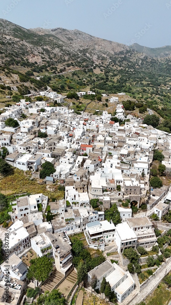 Timeless Beauty: Apeiranthos Captured by Drone. Timeless Beauty: Apeiranthos Captured by Drone.