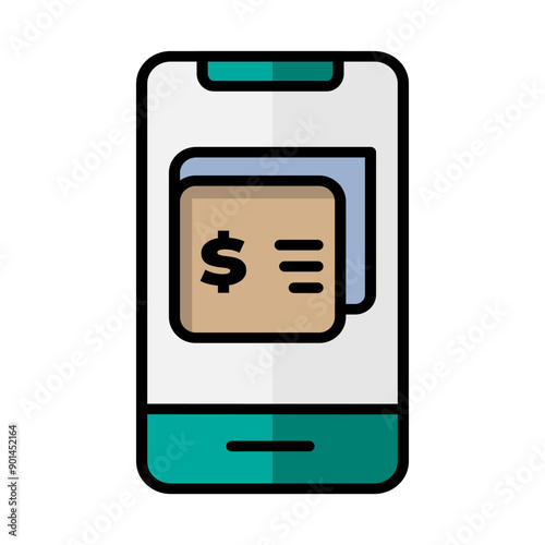 Payment flat icon. online shop, finance, business. suitable for interfaces, websites, UI and mobile applications.
