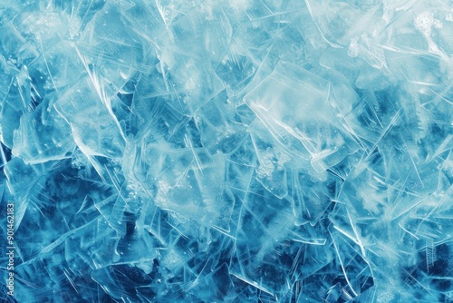 Wallpaper Mural Ice texture background, Blue, frost Torontodigital.ca