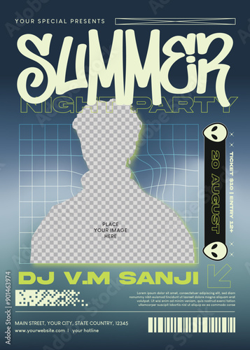 Summer Night Party Flyer