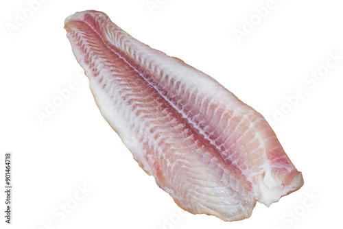 Принти на полотні Pink fillet of white fish perch or catfish