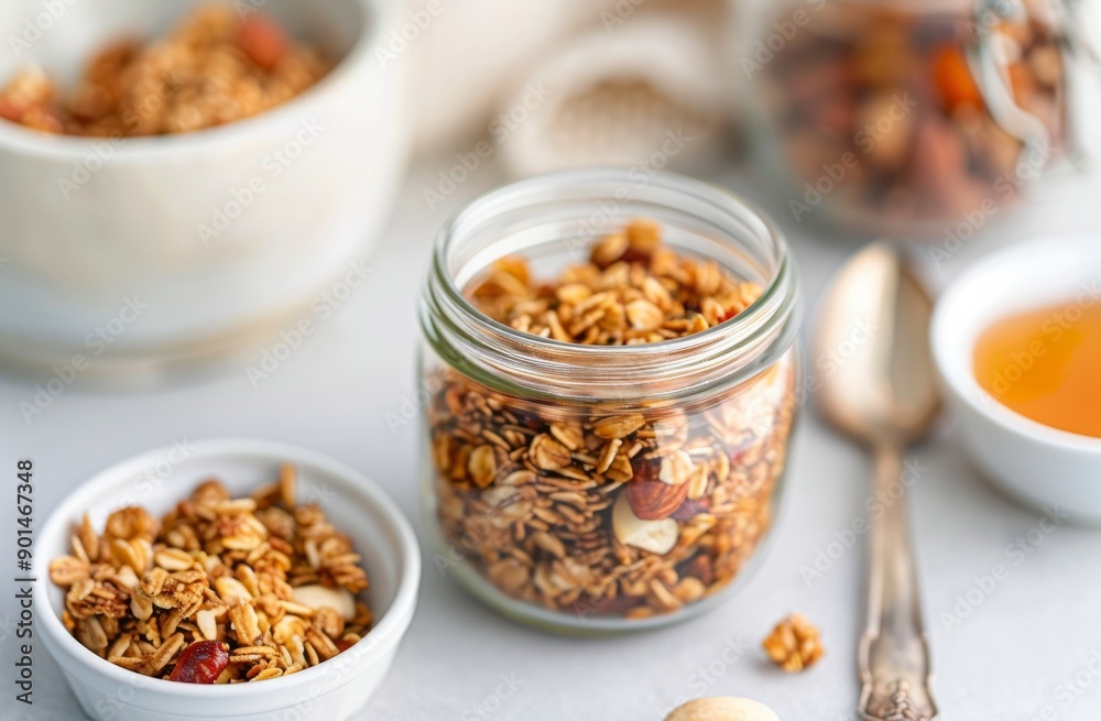 Granola With Dried Fruit and Honey Granola With Dried Fruit and Honey