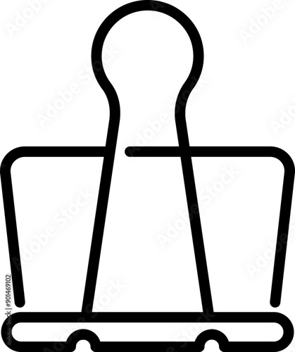 Binder Paper Clip Icon