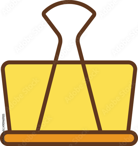 Binder Paper Clip Icon