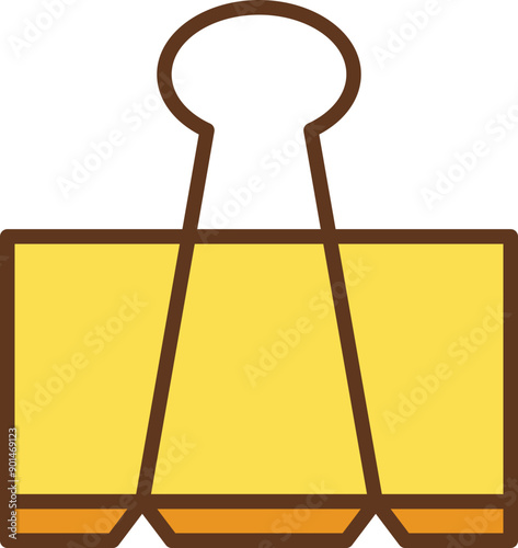 Binder Paper Clip Icon
