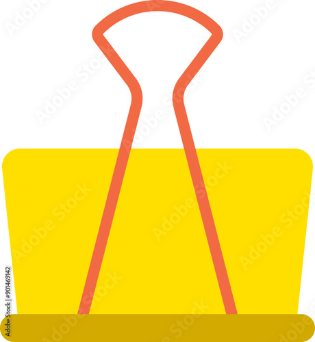 Binder Paper Clip Icon