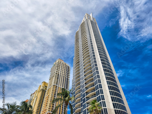 Sunny Isles Beach, Florida - Mansions at Acqualina, and Pinnacle Sunny Isles Beach, luxury beachfront condominiums. photo