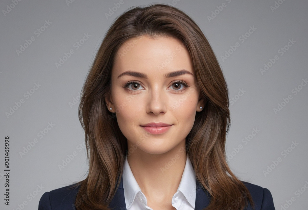 Portrait view of a regular Public Relations Specialist , candid, social media, avatar image, plain solid background Portrait view of a regular Public Relations Specialist , candid, social media, avatar image, plain solid background