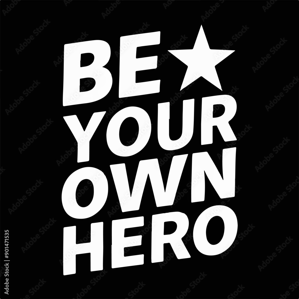 Naklejka premium Motivational quote with t shirt design