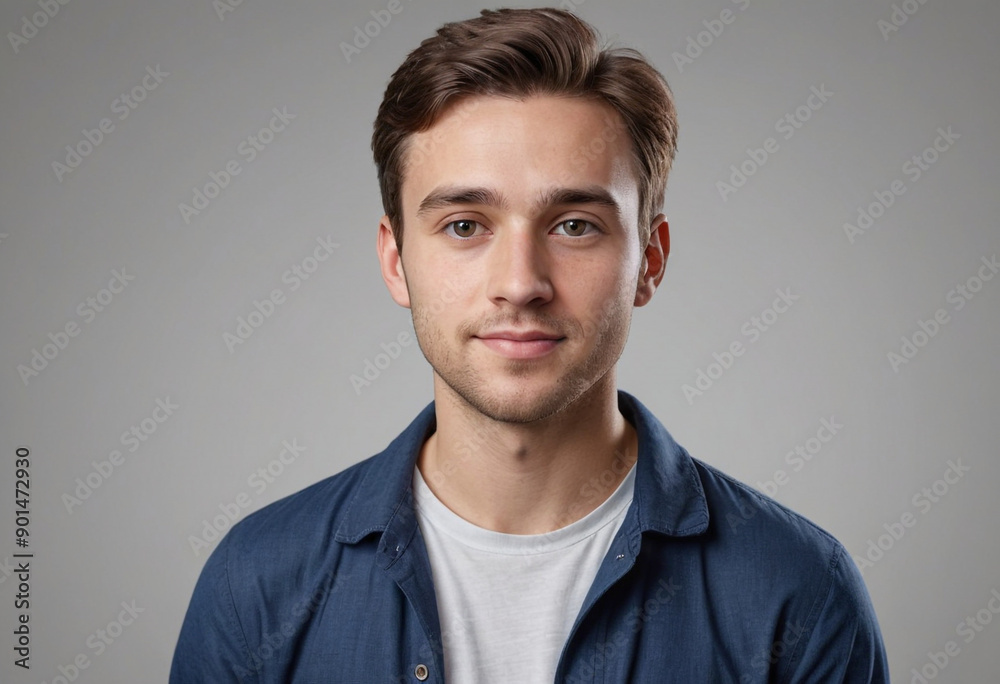 Portrait view of a regular Geographer , candid, social media, avatar image, plain solid background Portrait view of a regular Geographer , candid, social media, avatar image, plain solid background