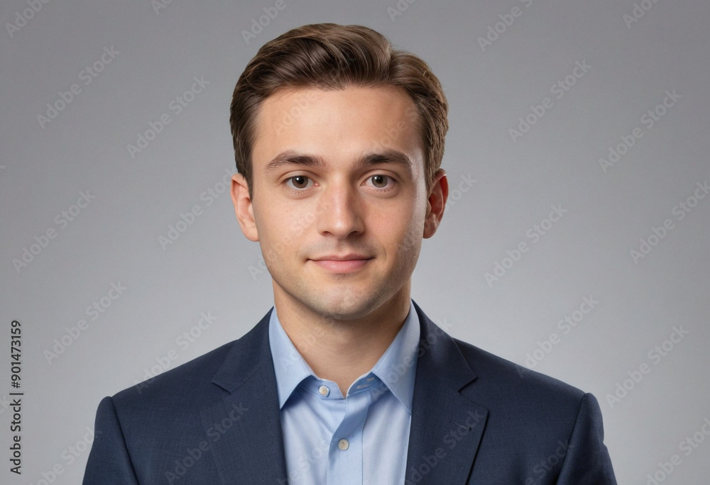 Portrait view of a regular Management Analyst , candid, social media, avatar image, plain solid background Portrait view of a regular Management Analyst , candid, social media, avatar image, plain solid background