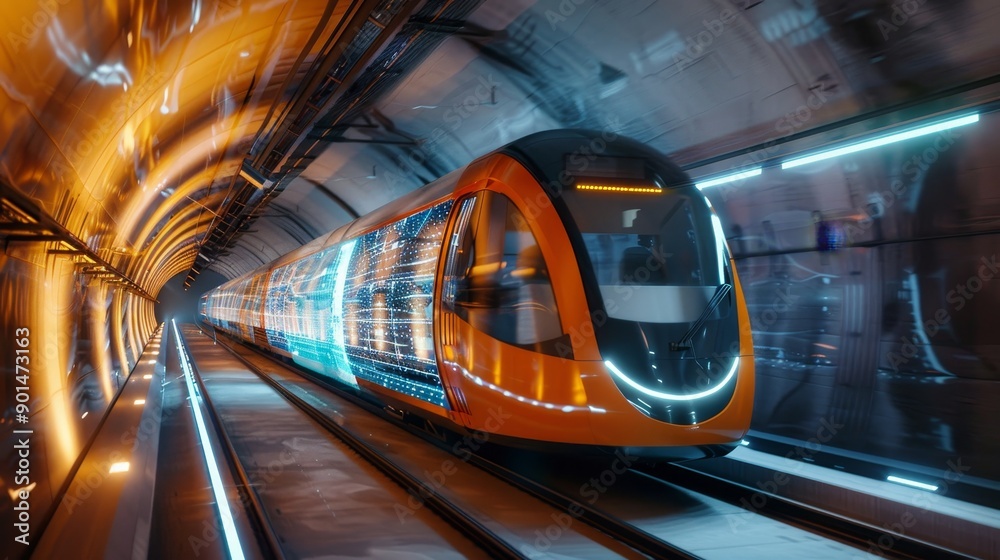 Immersive Learning Journey Express Pod Tunnel Experience with Educational Projections Immersive Learning Journey Express Pod Tunnel Experience with Educational Projections