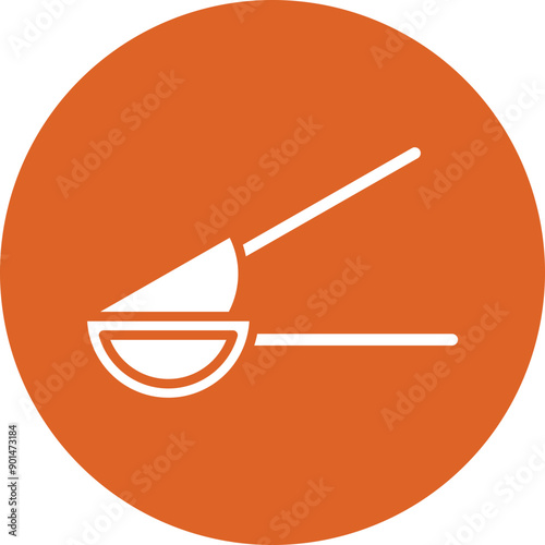Lemon squeezer glyph circle icon