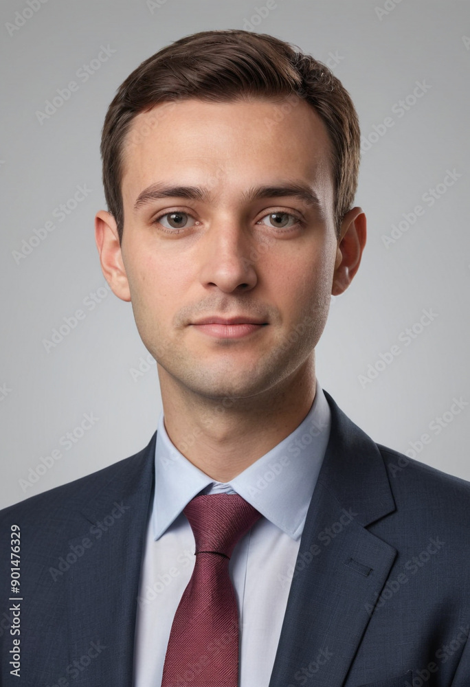 Portrait view of a regular Economist , candid, social media, avatar image, plain solid background Portrait view of a regular Economist , candid, social media, avatar image, plain solid background
