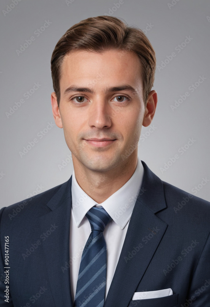 Portrait view of a regular Hotel Manager , candid, social media, avatar image, plain solid background Portrait view of a regular Hotel Manager , candid, social media, avatar image, plain solid background