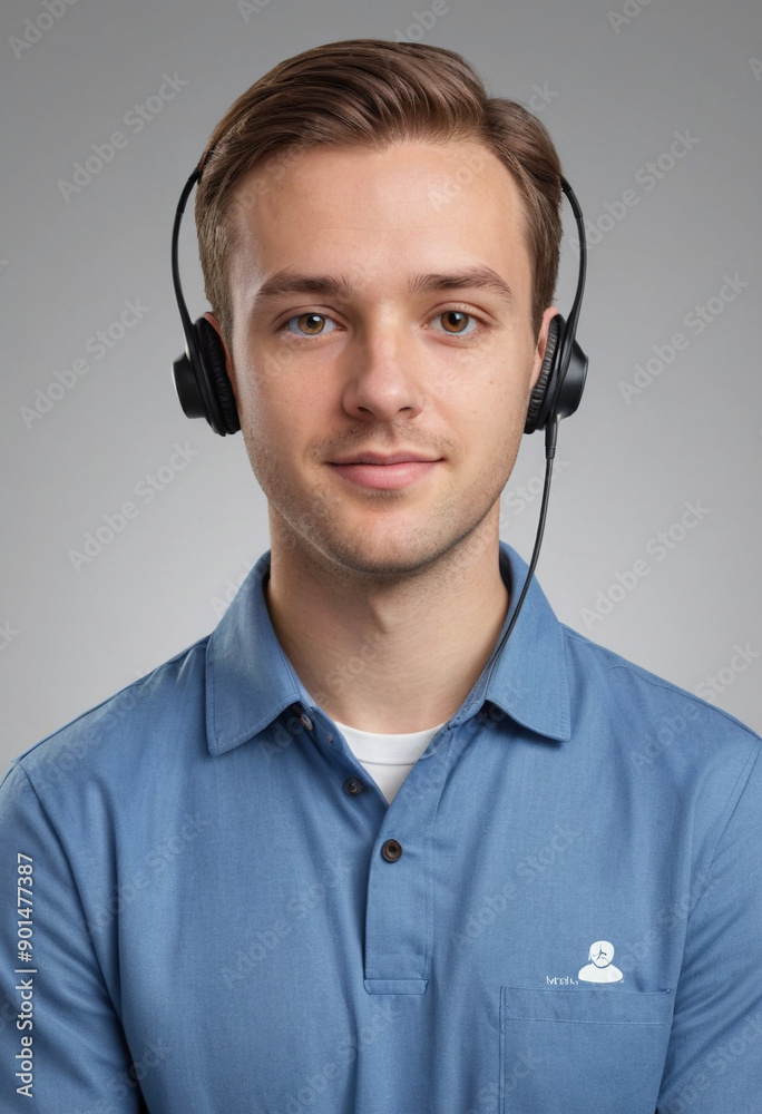 Portrait view of a regular IT Specialist , candid, social media, avatar image, plain solid background Portrait view of a regular IT Specialist , candid, social media, avatar image, plain solid background