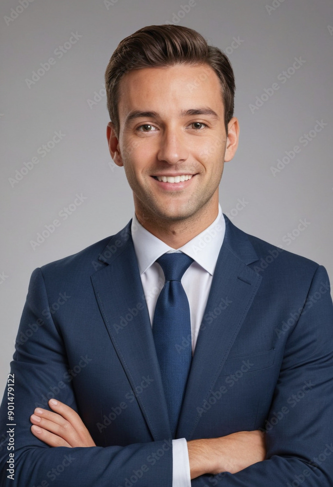 Portrait view of a regular Real Estate Agent , candid, social media, avatar image, plain solid background Portrait view of a regular Real Estate Agent , candid, social media, avatar image, plain solid background