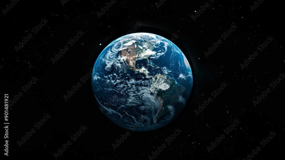 Obraz premium Stunning Image of Earth from Space