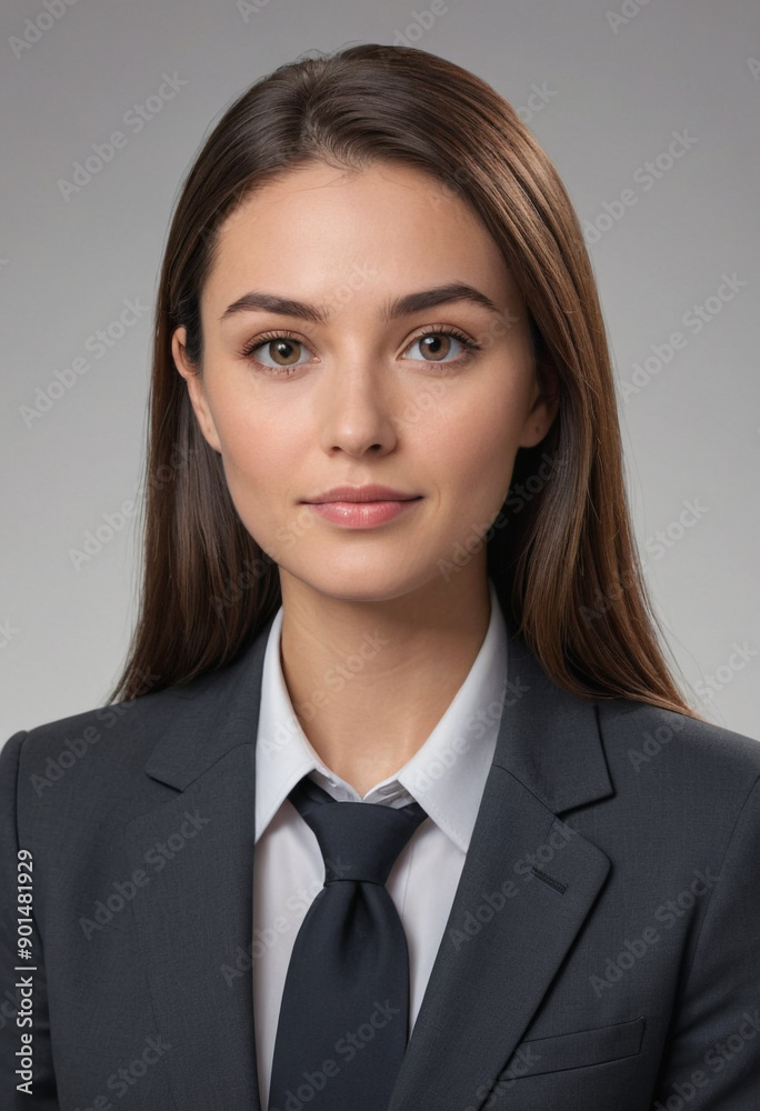 Portrait view of a regular Court Reporter , candid, social media, avatar image, plain solid background Portrait view of a regular Court Reporter , candid, social media, avatar image, plain solid background