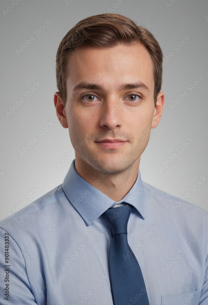 Portrait view of a regular Management Analyst , candid, social media, avatar image, plain solid background Portrait view of a regular Management Analyst , candid, social media, avatar image, plain solid background