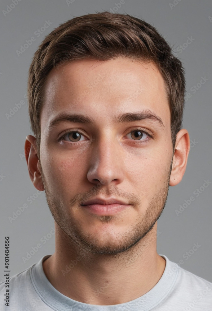 Portrait view of a regular Mobed , candid, social media, avatar image, plain solid background Portrait view of a regular Mobed , candid, social media, avatar image, plain solid background