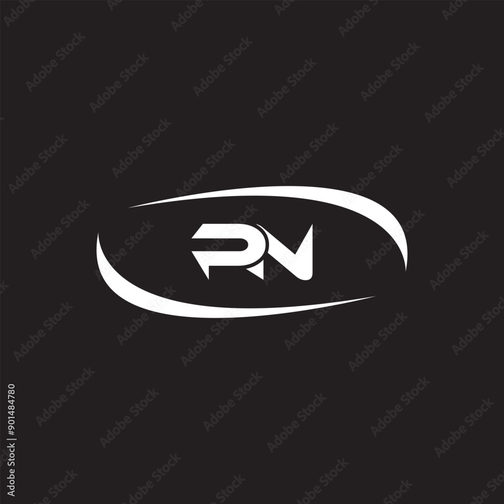 PN Letter Initial Logo Design Template Vector Illustration PN Letter Initial Logo Design Template Vector Illustration