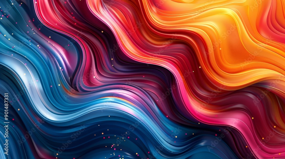 Abstract wave patterns with vibrant colors and dynamic designs Abstract wave patterns with vibrant colors and dynamic designs