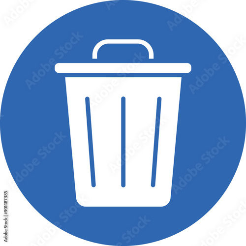 Delete glyph circle icon