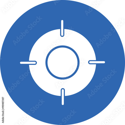 Focus glyph circle icon