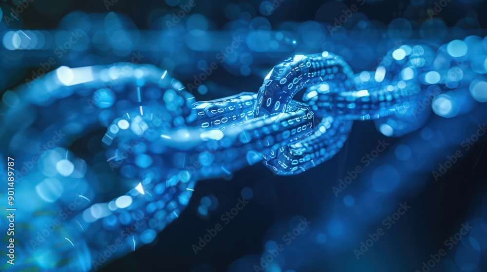 Showcase the use of blockchain technology in an industrial setting, ensuring transparency and security in supply chain management and production processes. Showcase the use of blockchain technology in an industrial setting, ensuring transparency and security in supply chain management and production processes.