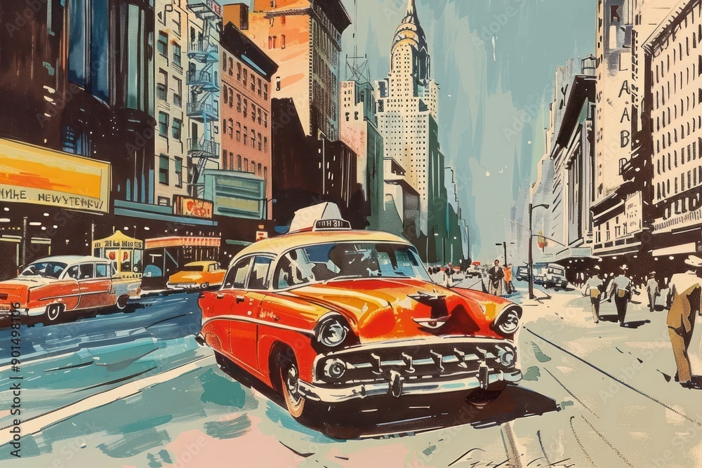 Fototapeta premium Car architecture vehicle street.