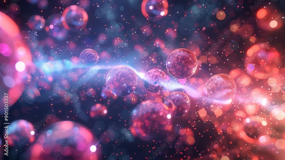 Abstract Quantum Bubble Flow Abstract Quantum Bubble Flow