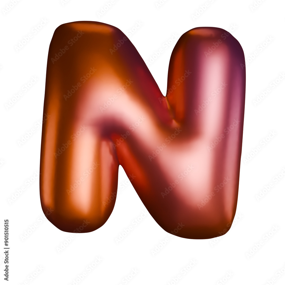 Letter N Shaped Balloons Letter N Shaped Balloons