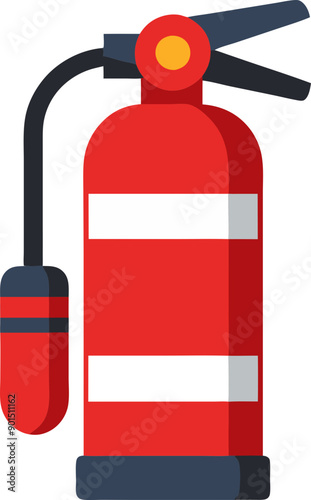 fire extinguisher vector illustration
