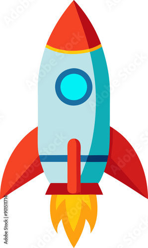 rocket in space