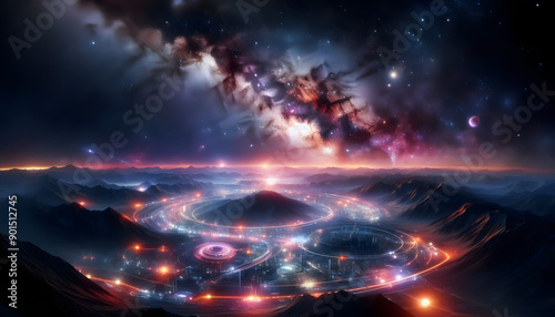 planet in space