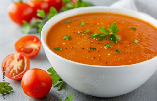 Tomato Basil Soup With Fresh Tomatoes