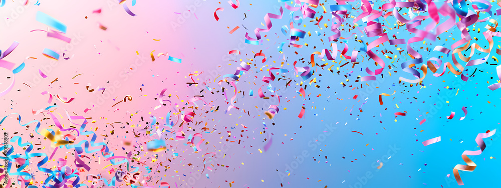 Naklejka premium Celebration Confetti