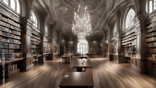 Interior design of Library