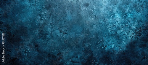 Blank textured surface in blue and black hues ideal for backgrounds and backdrops with copy space image