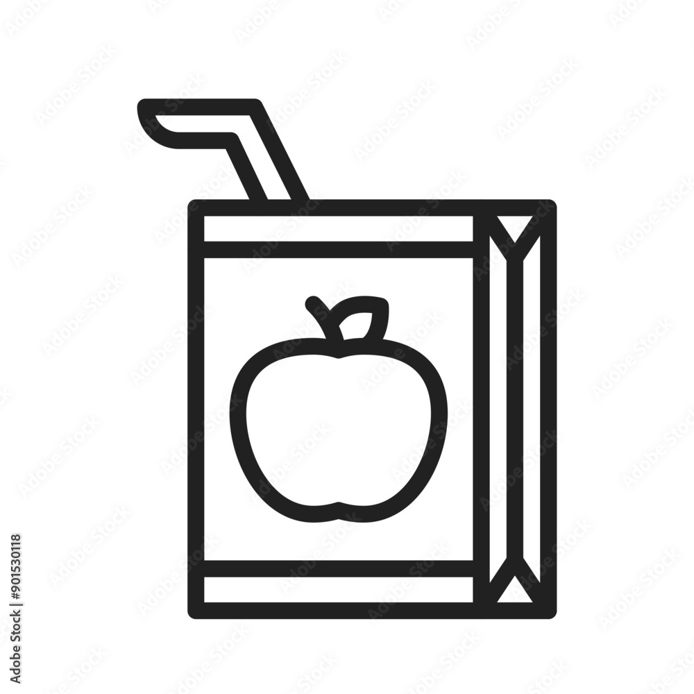 Apple Juice  icon vector image. Suitable for mobile application web application and print media.