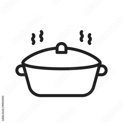 Casserole  icon vector image. Suitable for mobile application web application and print media.