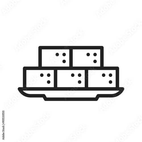 Cornbread  icon vector image. Suitable for mobile application web application and print media.