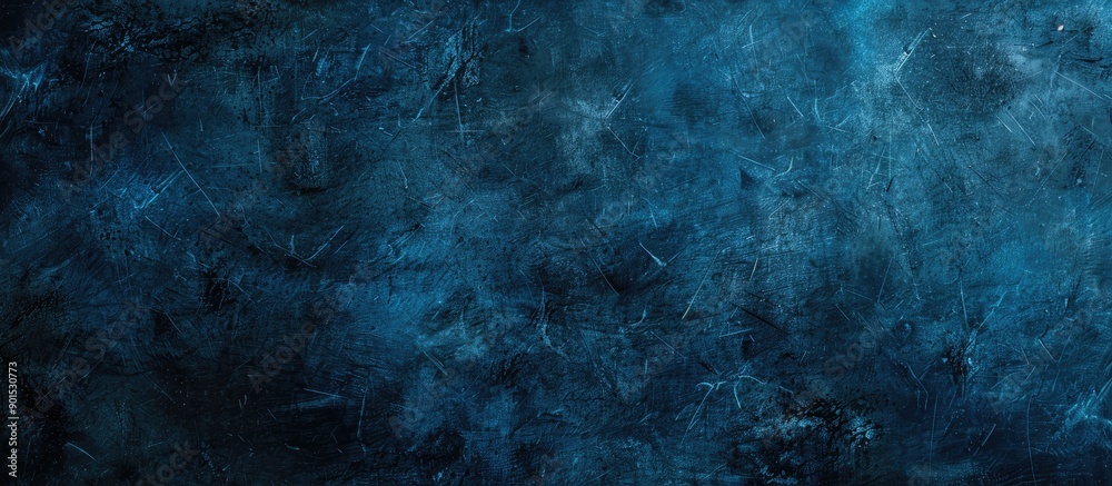 Fototapeta premium Blank textured surface in blue and black hues ideal for backgrounds and backdrops with copy space image