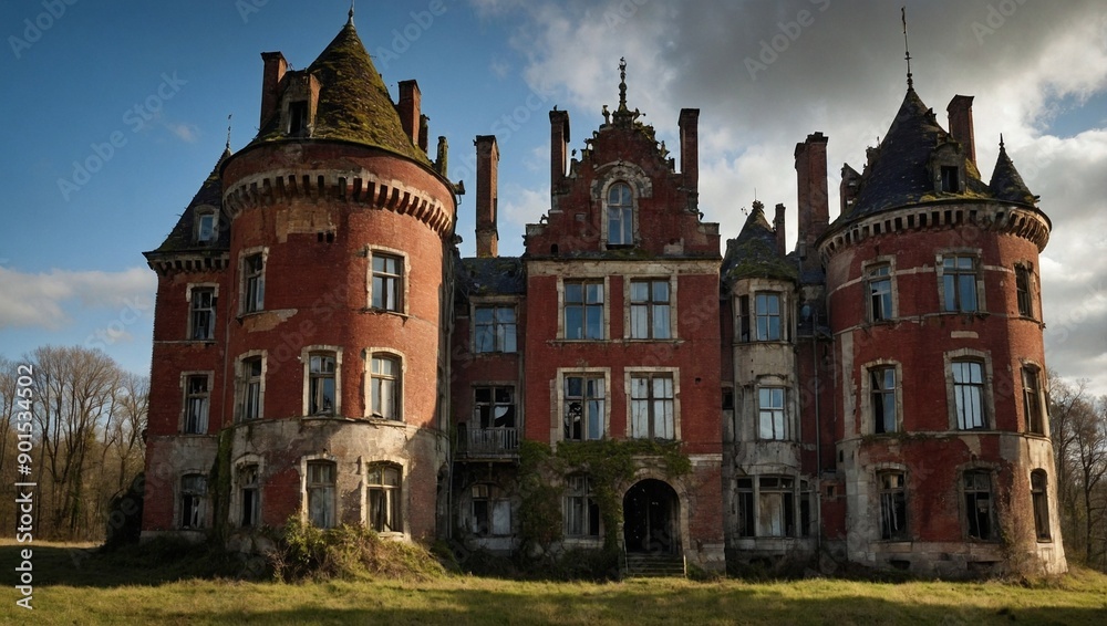 Red and Rust: A Palace's Composition Red and Rust: A Palace's Composition