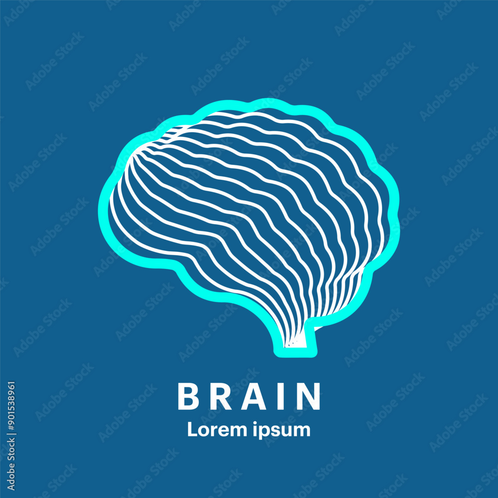 brain Logo design vector template. simple icon Human brain creative concept. abstract brain Logotype icon Vector illustration. EPS 10 brain Logo design vector template. simple icon Human brain creative concept. abstract brain Logotype icon Vector illustration. EPS 10