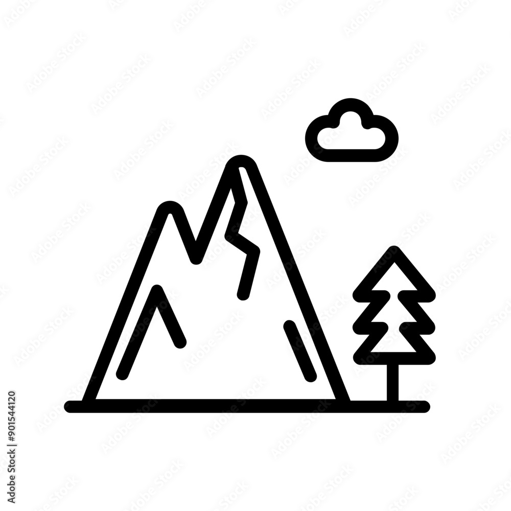 mountain icon design mountain icon design
